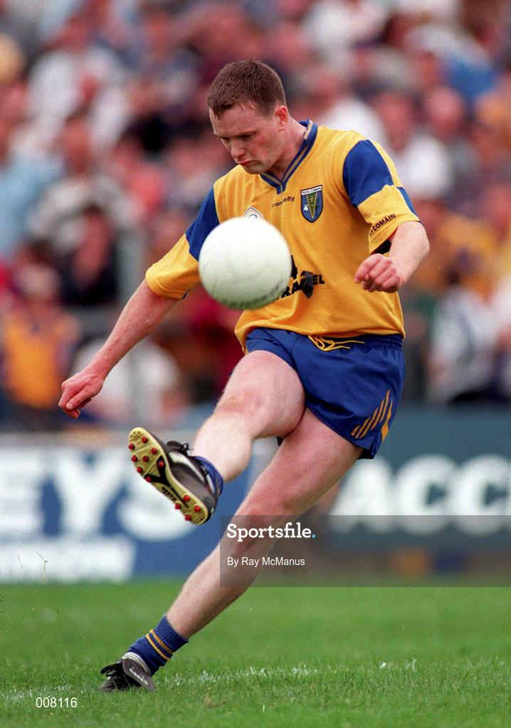 23 June 1996; Derek Duggan of Roscommon during the Bank of Ireland Connacht Senior Football Championship Semi-Final match between Roscommon and Mayo at Dr Hyde Park in Roscommon. Photo by Ray McManus/Sportsfile
