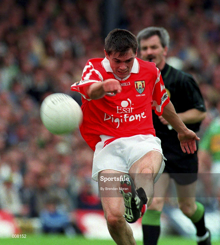 5 July 1998; Don Davis of Cork during the Bank of Ireland Munster Senior Football Championship Semi-Final match between Kerry and Cork at Fitzgerald Stadium in Killarney, Kerry. Photo by Brendan Moran/Sportsfile