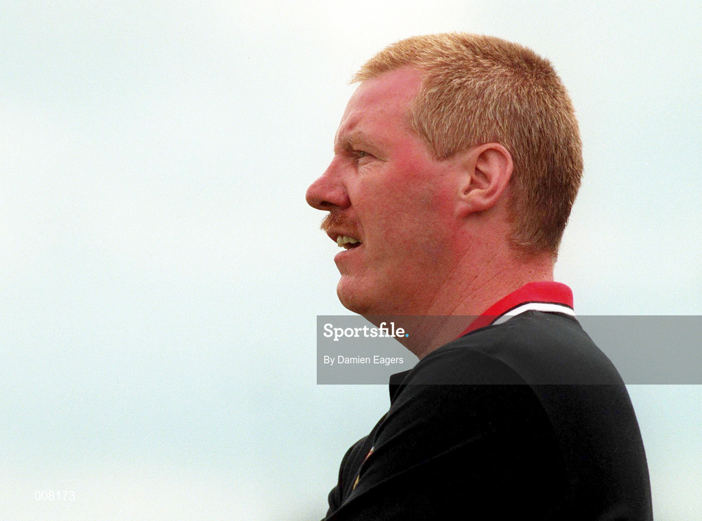 21 June 1998; Down manager Frank Dawson during the Guinness Ulster Senior Hurling Championship Semi-Final match between Derry and Down at Casement Park in Belfast, Antrim. Photo by Damien Eagers/Sportsfile