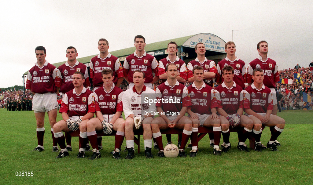 19 July 1998; The Galway team prior to the Bank of Ireland Connacht Senior Football Championship Final between Galway and Roscommon at Tuam Stadium in Tuam, Galway. Photo by Damien Eagers/Sportsfile
