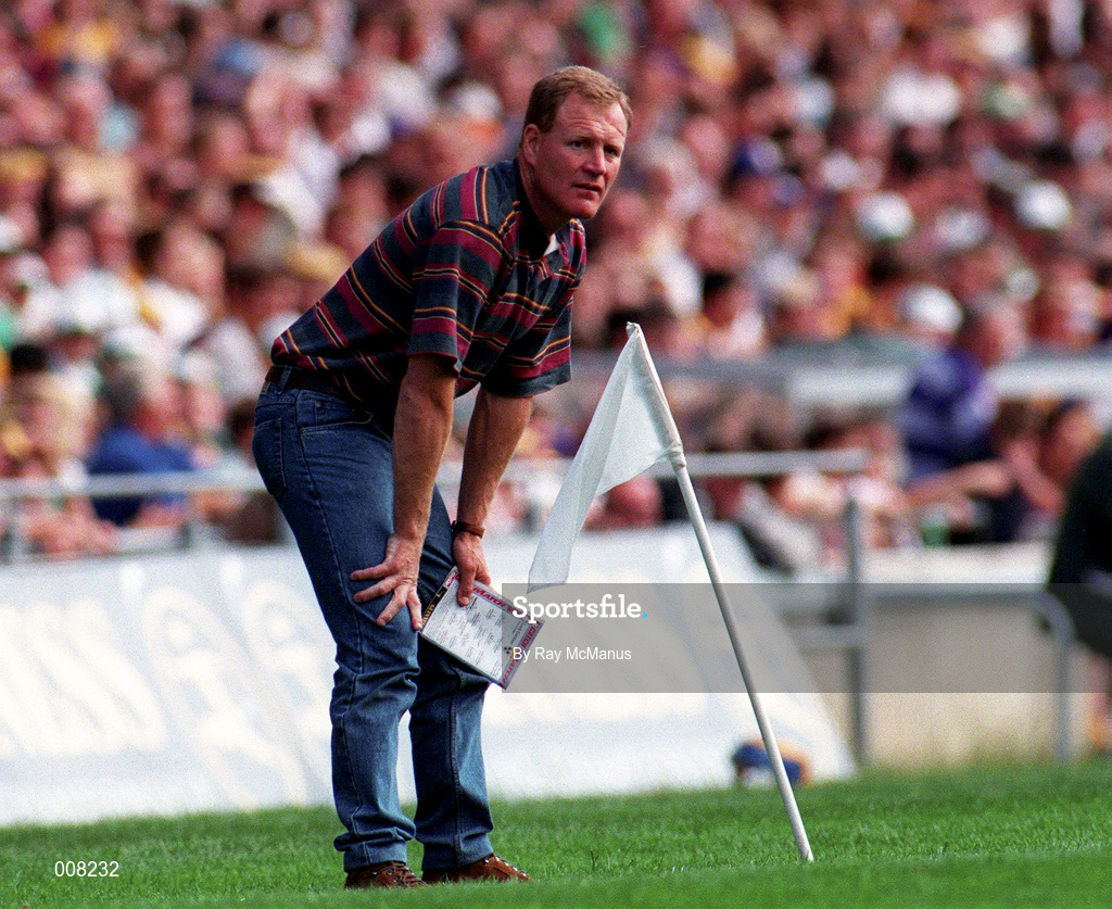 14 July 1996; Offaly selector Joachim Kelly during the Guinness Leinster Senior Hurling Championship Final between Wexford and Offaly at Croke Park in Dublin. Photo by Ray McManus/Sportsfile