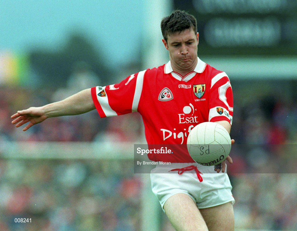 5 July 1998; Joe Kavanagh of Cork during the Bank of Ireland Munster Senior Football Championship Semi-Final match between Kerry and Cork at Fitzgerald Stadium in Killarney, Kerry. Photo by Brendan Moran/Sportsfile