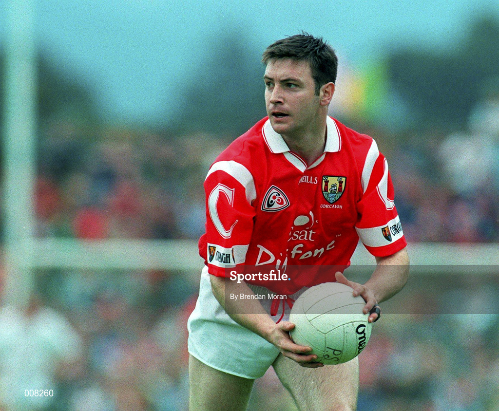 5 July 1998; Joe Kavanagh of Cork during the Bank of Ireland Munster Senior Football Championship Semi-Final match between Kerry and Cork at Fitzgerald Stadium in Killarney, Kerry. Photo by Brendan Moran/Sportsfile