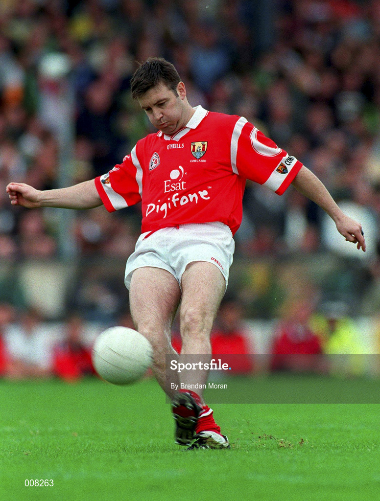 5 July 1998; Joe Kavanagh of Cork during the Bank of Ireland Munster Senior Football Championship Semi-Final match between Kerry and Cork at Fitzgerald Stadium in Killarney, Kerry. Photo by Brendan Moran/Sportsfile