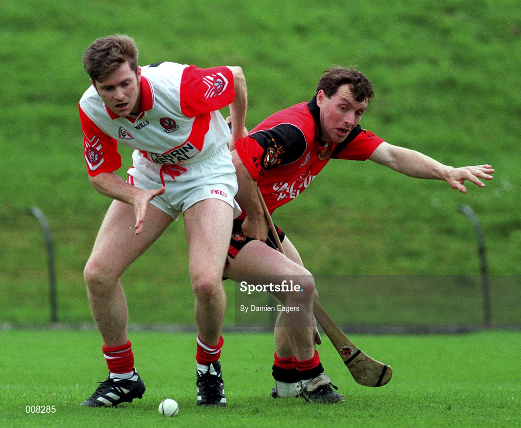 21 June 1998; John O'Dwyer of Derry during the Guinness Ulster Senior Hurling Championship Semi-Final match between Derry and Down at Casement Park in Belfast, Antrim. Photo by Damien Eagers/Sportsfile