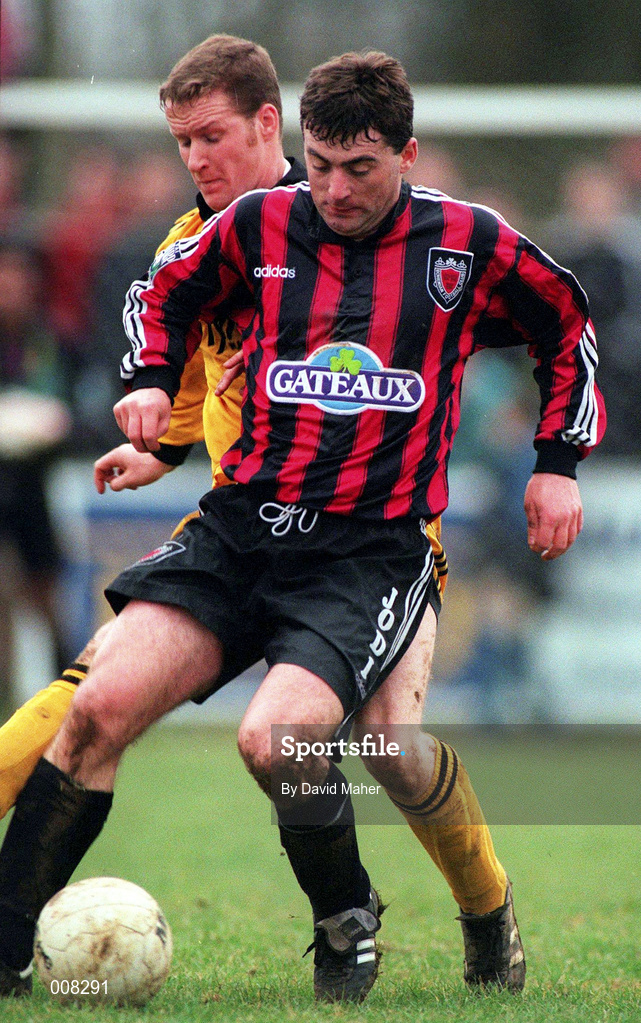 12 January 1997; John Ryan of Bohemians during the FAI Cup First Round match between Kilkenny City and Bohemians at Buckley Park in Kilkenny. Photo by Dave Maher/Sportsfile.
