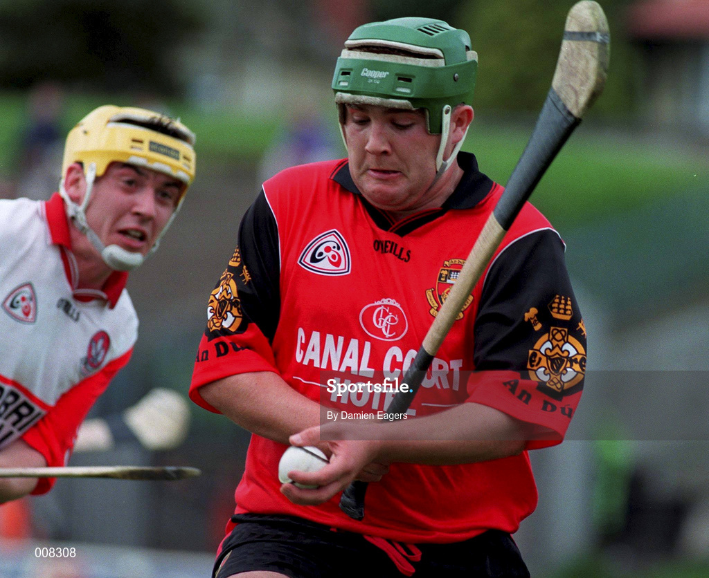 21 June 1998; Johnny McGrattan of Down during the Guinness Ulster Senior Hurling Championship Semi-Final match between Derry and Down at Casement Park in Belfast, Antrim. Photo by Damien Eagers/Sportsfile