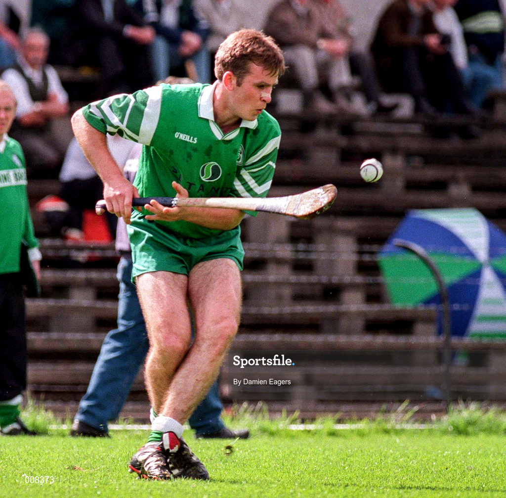 21 June 1998; Liam Barron of London during the Guinness Ulster Senior Hurling Championship Semi-Final Replay match between Antrim and London at Casement Park in Belfast, Antrim. Photo by Damien Eagers/Sportsfile