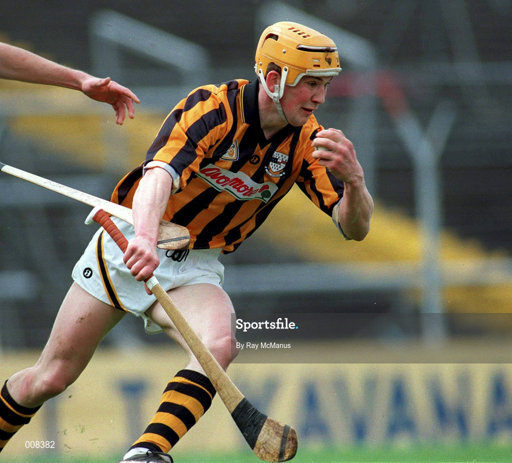 14 April 1996; Liam Keoghan of Kilkenny during the Church & General National Hurling League Quarter-Final match between Laois and Kilkenny at at Semple Stadium in Thurles, Tipperary. Photo by Ray McManus/Sportsfile.