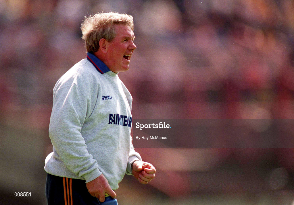 14 June 1998; Laois manager Padraig Horan during the Guinness Leinster Senior Hurling Championship Semi-Final match between Kilkenny and Laois at at Croke Park in Dublin. Photo by Ray McManus/Sportsfile