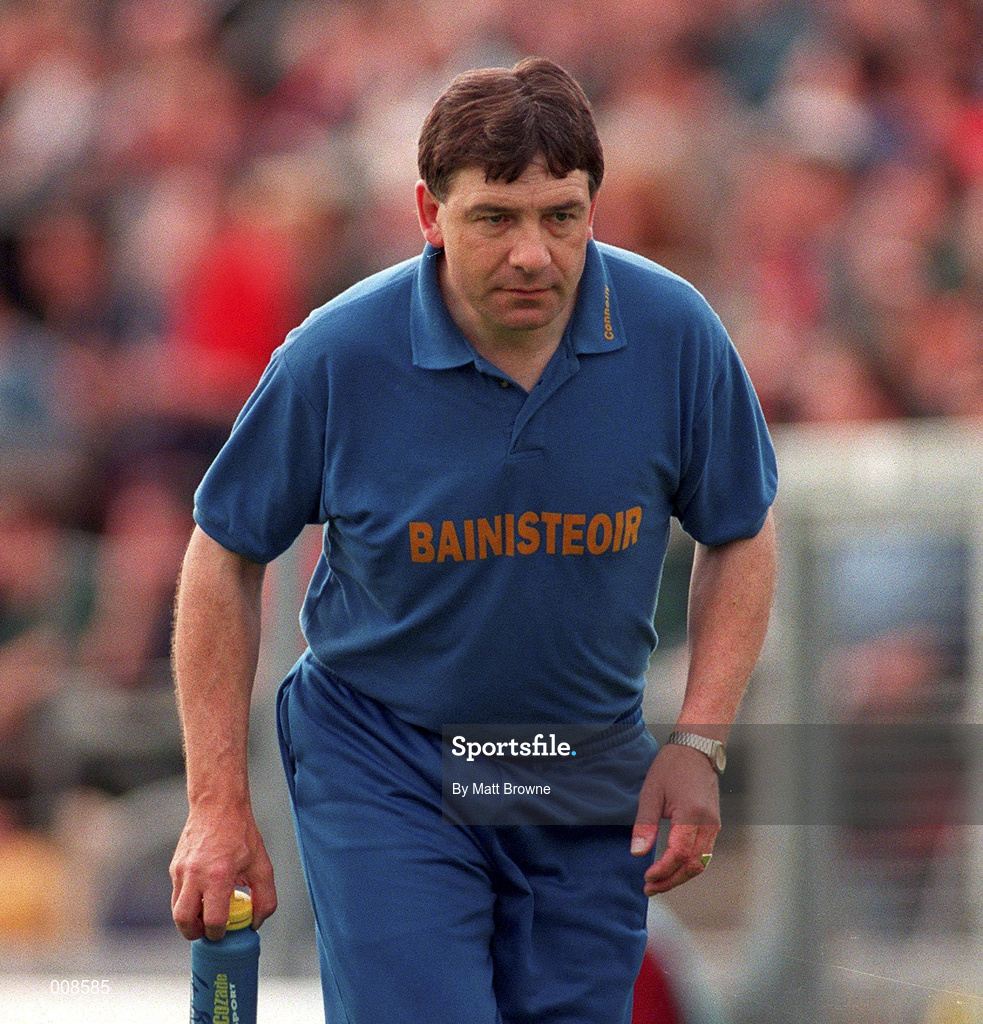 11 July 1998; Roscommon manager Michael Connelly during the Guinness Connacht Senior Hurling Championship Final match between Roscommon and Galway at Dr Hyde Park in Roscommon. Photo by Matt Browne/Sportsfile