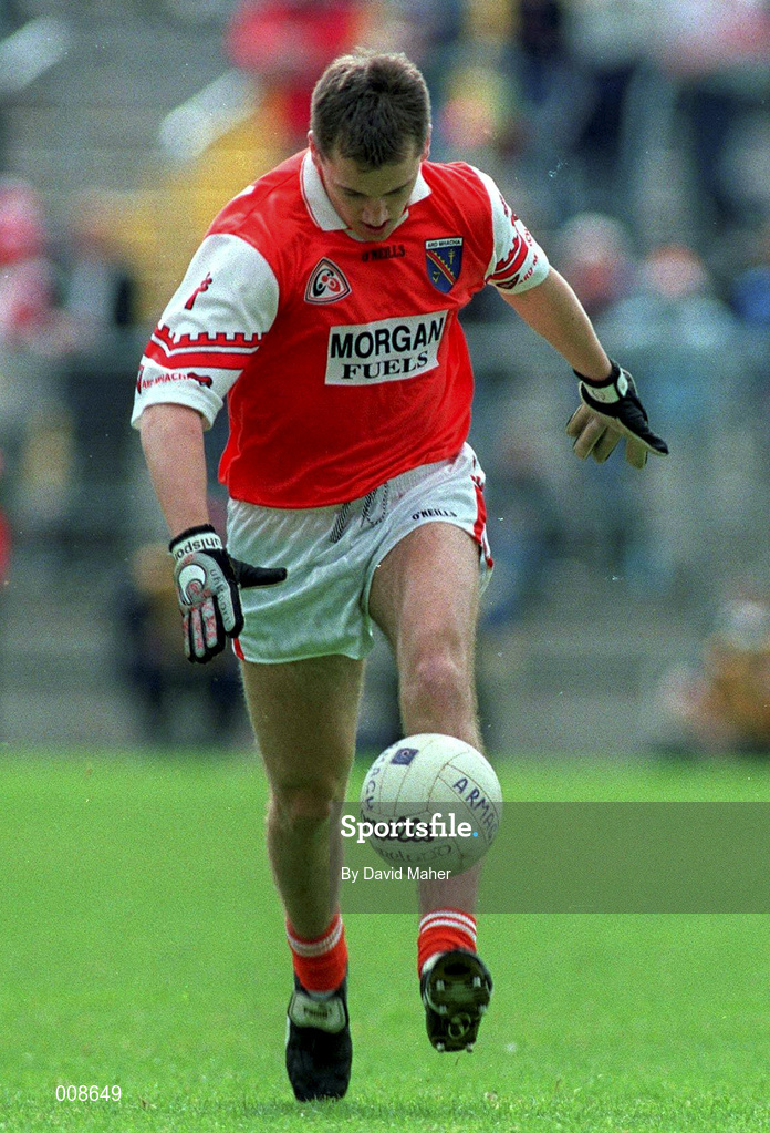 28 June 1998; Patrick McKeever of Armagh during the Bank of Ireland Ulster Senior Football Championship Semi-Final match between Armagh and Derry at St Tiernach's Park in Clones, Monaghan. Photo by David Maher/Sportsfile