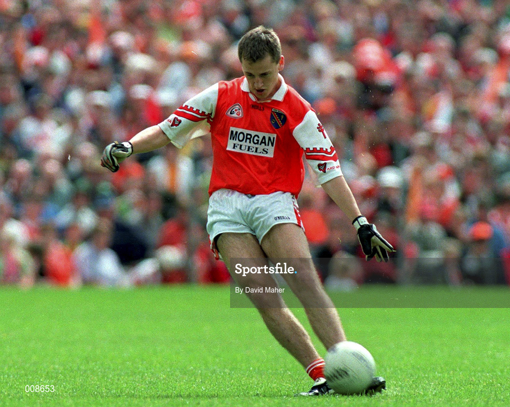 28 June 1998; Patrick McKeever of Armagh during the Bank of Ireland Ulster Senior Football Championship Semi-Final match between Armagh and Derry at St Tiernach's Park in Clones, Monaghan. Photo by David Maher/Sportsfile