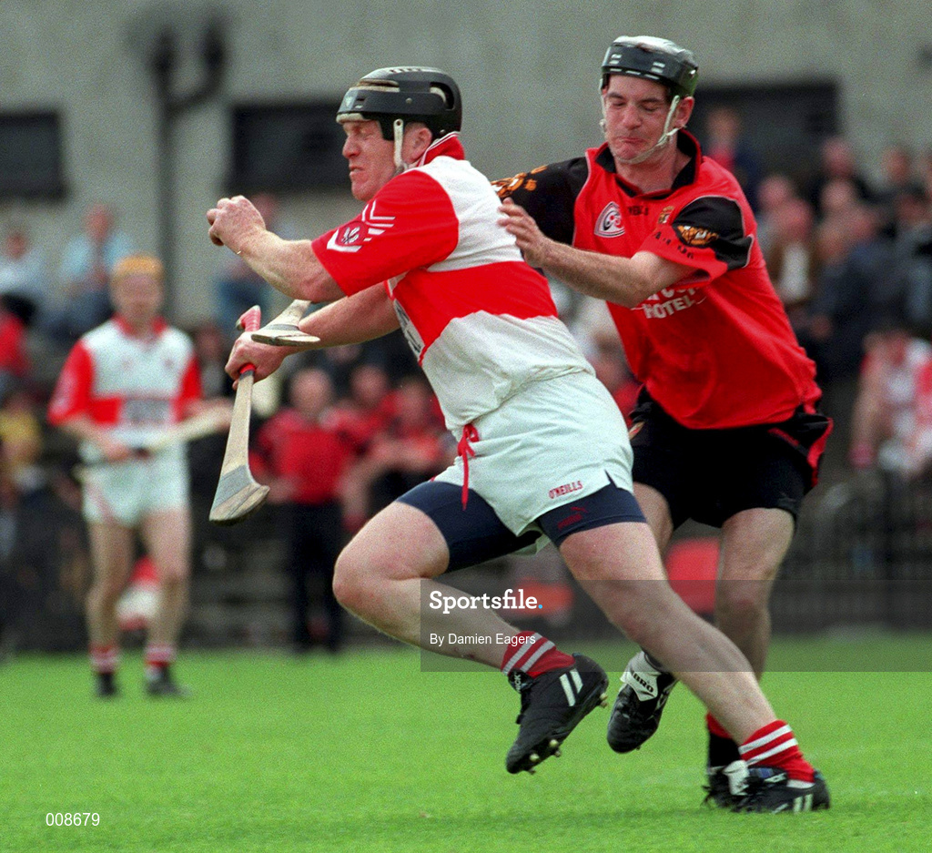 21 June 1998; Paul McCoy of Derry during the Guinness Ulster Senior Hurling Championship Semi-Final match between Derry and Down at Casement Park in Belfast, Antrim. Photo by Damien Eagers/Sportsfile