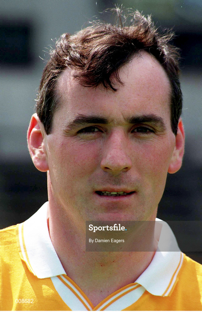 14 June 1998; Paul McKillen of Antrim prior to the Guinness Ulster Senior Hurling Championship Semi-Final match between Antrim and London at Casement Park in Belfast, Antrim, Antrim. Photo by Damien Eagers/Sportsfile