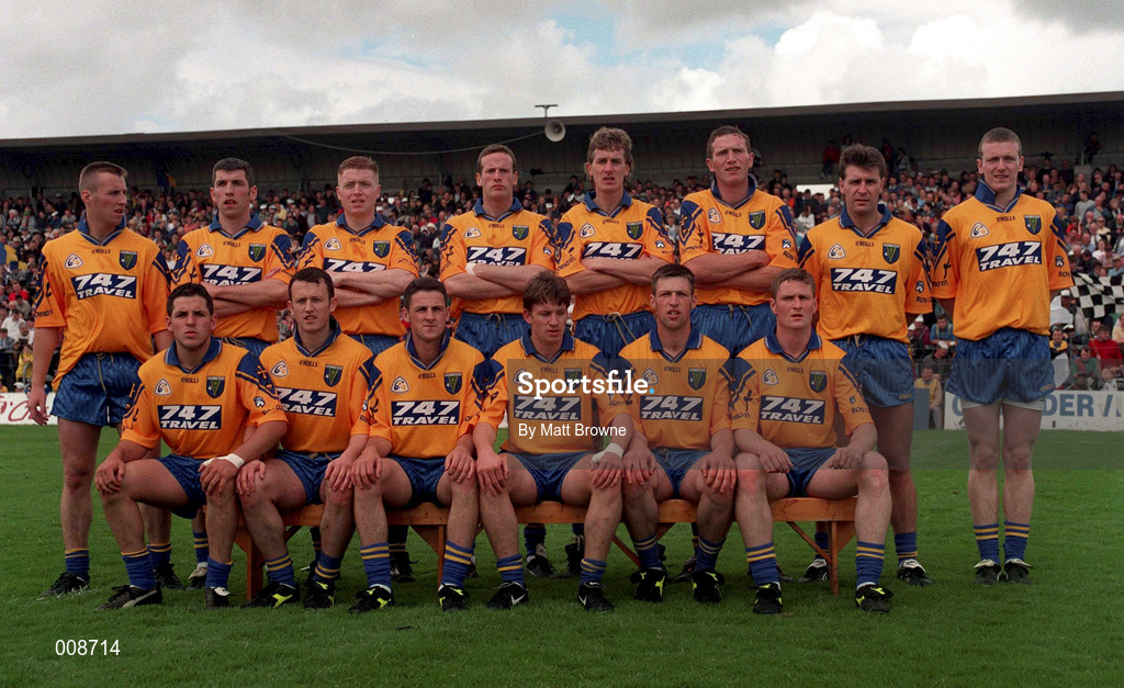 28 June 1998; The Roscommon team prior to the Bank of Ireland Connacht Senior Football Championship Semi-Final match between Roscommon and Sligo at Dr Hyde Park in Roscommon. Photo by Matt Browne/Sportsfile