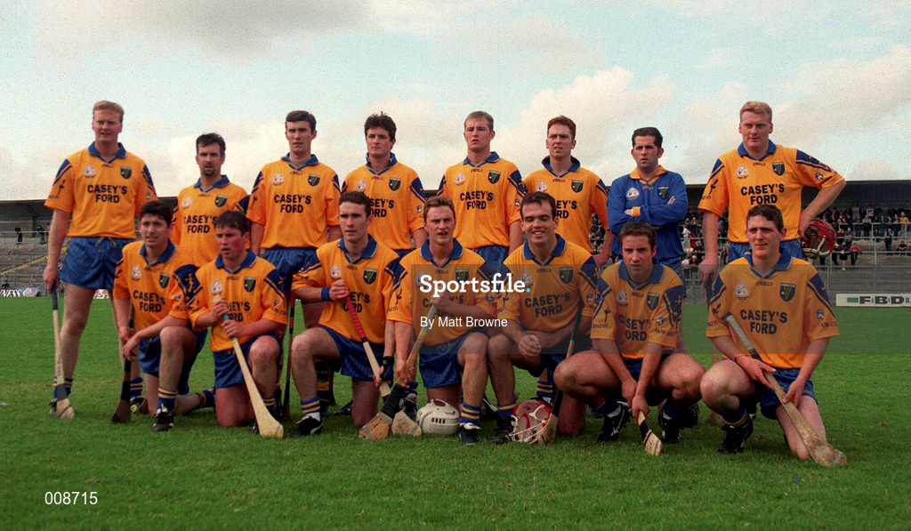 11 July 1998; Roscommon team prior to the Guinness Connacht Senior Hurling Championship Final match between Roscommon and Galway at Dr Hyde Park in Roscommon. Photo by Matt Browne/Sportsfile