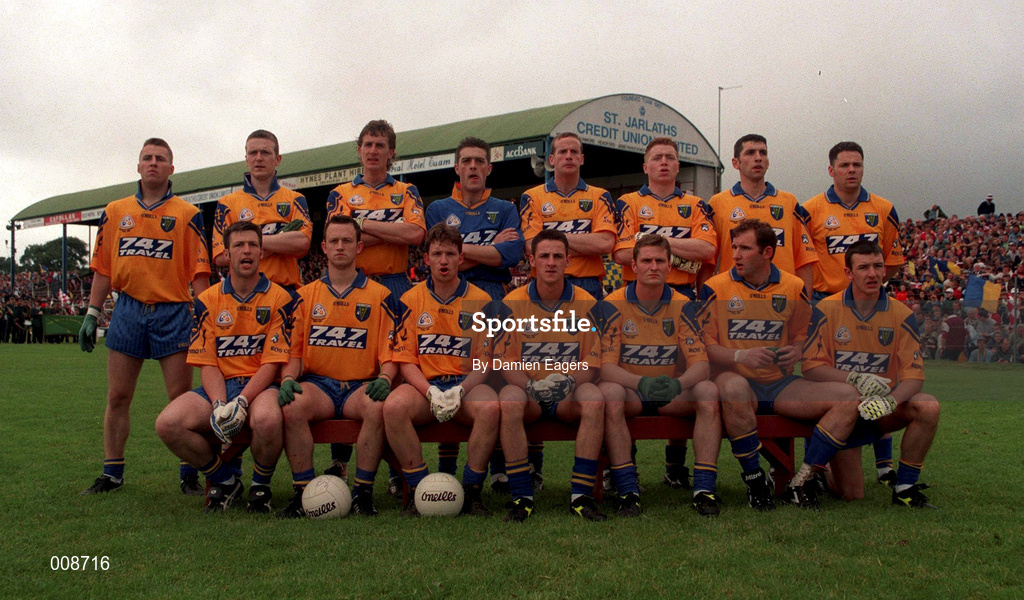 19 July 1998; The Roscommon team prior to the Bank of Ireland Connacht Senior Football Championship Final between Galway and Roscommon at Tuam Stadium in Tuam, Galway. Photo by Damien Eagers/Sportsfile