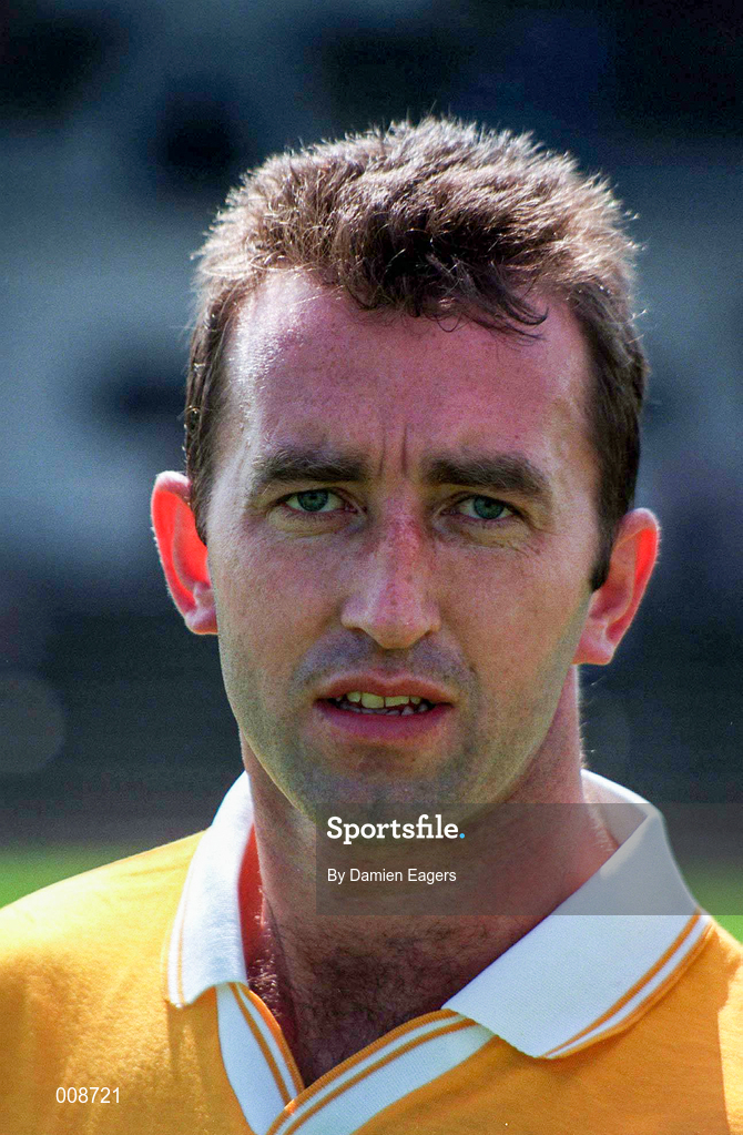 14 June 1998; Seamus McMullan of Antrim prior to the Guinness Ulster Senior Hurling Championship Semi-Final match between Antrim and London at Casement Park in Belfast, Antrim, Antrim. Photo by Damien Eagers/Sportsfile