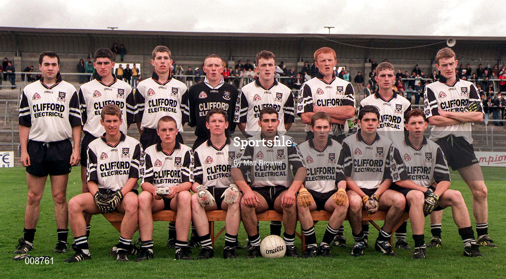28 June 1998; The Sligo team prior to the Connacht Minor Football Championship Semi-Final match between Roscommon and Sligo at Dr Hyde Park in Roscommon. Photo by Matt Browne/Sportsfile