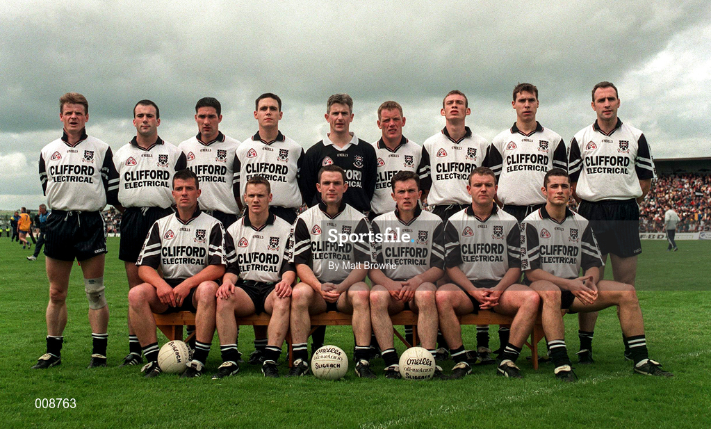 28 June 1998; The Sligo team prior to the Bank of Ireland Connacht Senior Football Championship Semi-Final match between Sligo and Roscommon at Dr. Hyde Park in Roscommon. Photo by Matt Browne/Sportsfile