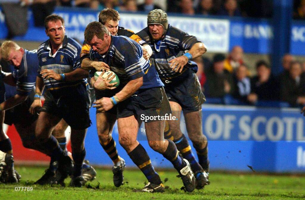 30 November 2001; Victor Costello, Leinster in action against, Newport. Leinster v Newport, Celtic League, Quarter Final, Donnybrook, Dublin. Rugby. Picture credit; Matt Browne / SPORTSFILE *EDI*