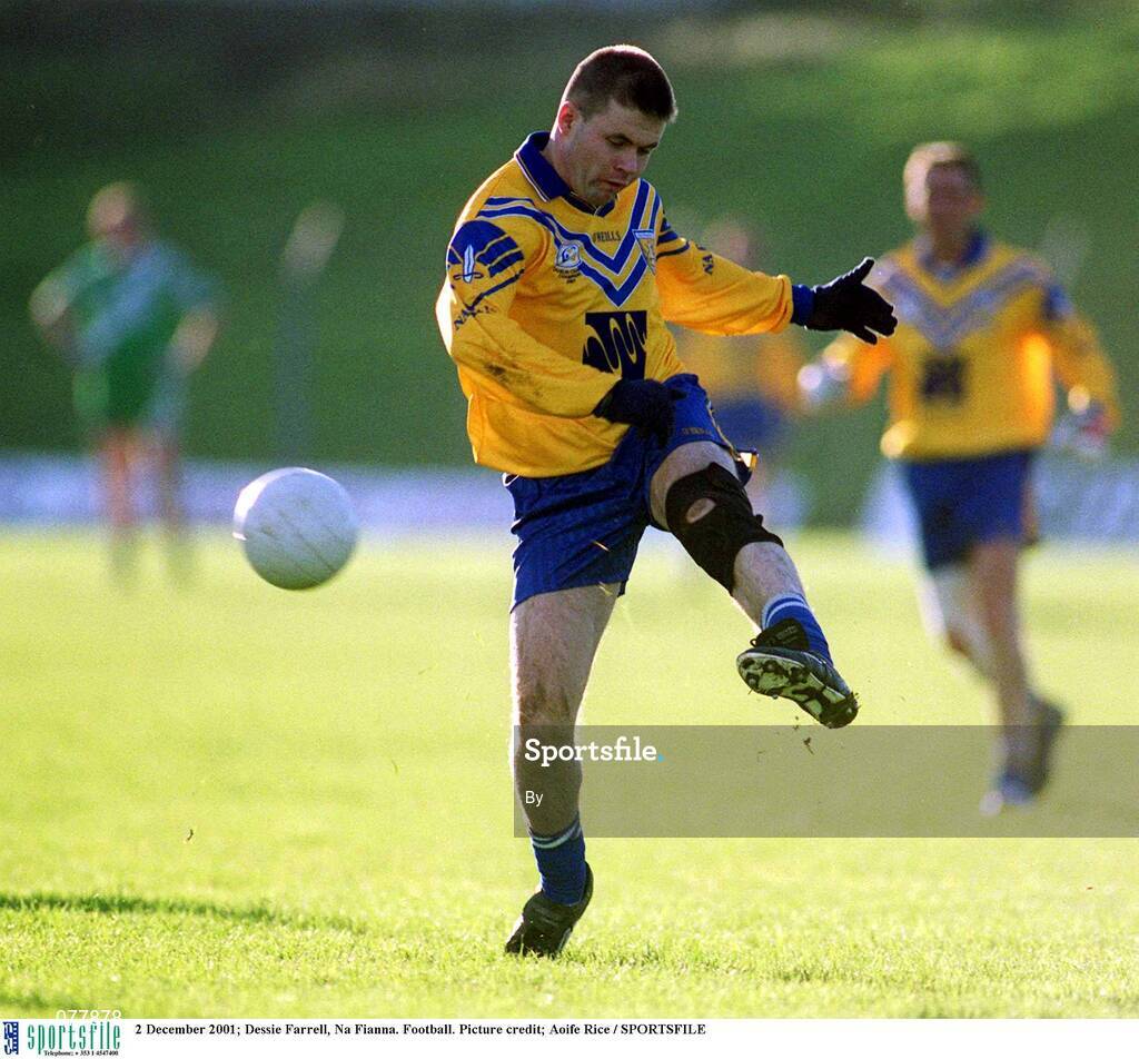 2 December 2001; Dessie Farrell, Na Fianna. Football. Picture credit; Aoife Rice / SPORTSFILE