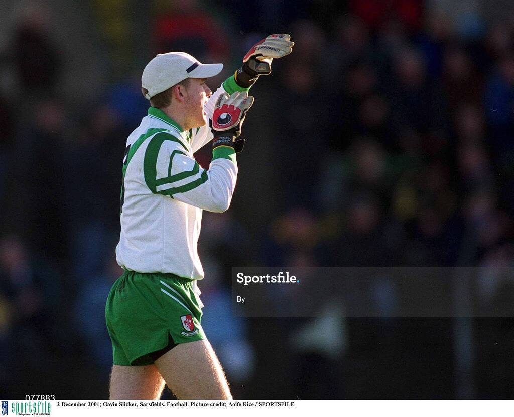 2 December 2001; Gavin Slicker, Sarsfields. Football. Picture credit; Aoife Rice / SPORTSFILE