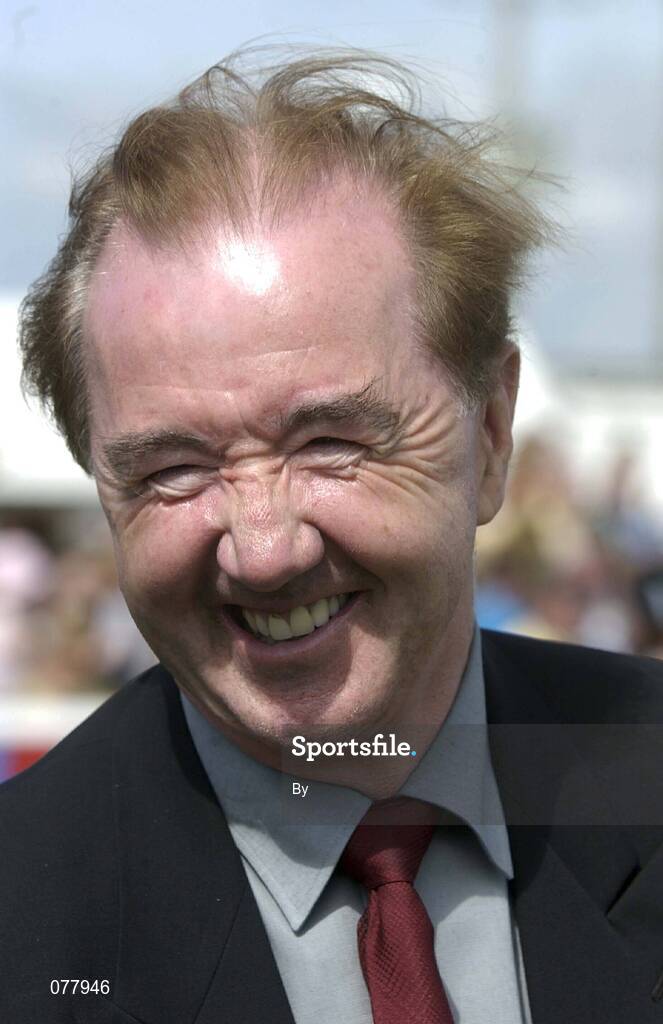 2 August 2001; Dermot Weld, Trainer, Horse Racing. Picture credit; Damien Eagers / SPORTSFILE *EDI*