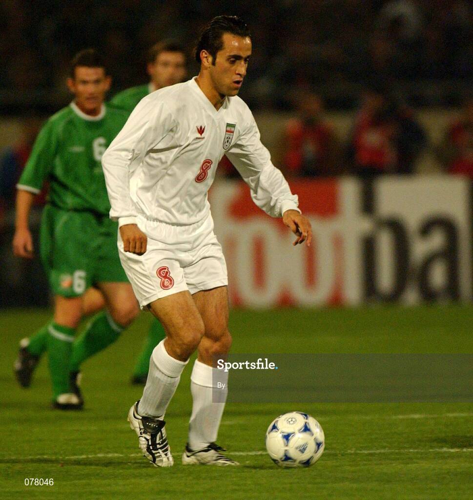 14 November 2001; Ali Karimi, Iran. Iran v Republic of Ireland, World Cup Play off 2nd leg, Azadi Stadium, Tehran, Iran. Soccer. Picture credit; Ray McManus / SPORTSFILE *EDI*