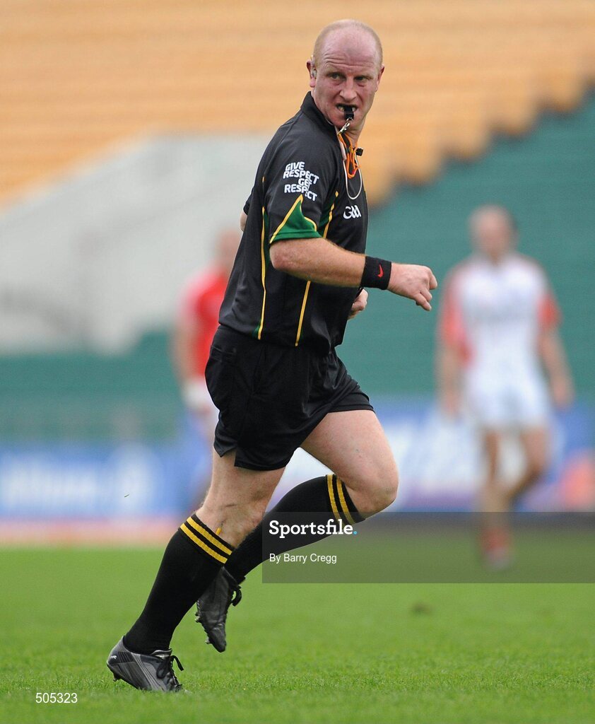 10 April 2011; Referee Maurice Condon. Allianz Football League, Division 1, Round 7, Cork v Armagh, Pairc Ui Chaoimh, Cork. Picture credit: Barry Cregg / SPORTSFILE