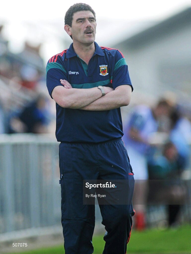 17 April 2011; Mayo manager Murt Connolly. Allianz GAA Hurling Division 3B Final, Mayo v Roscommon, Carrick-on-Shannon, Leitrim. Picture credit: Ray Ryan / SPORTSFILE