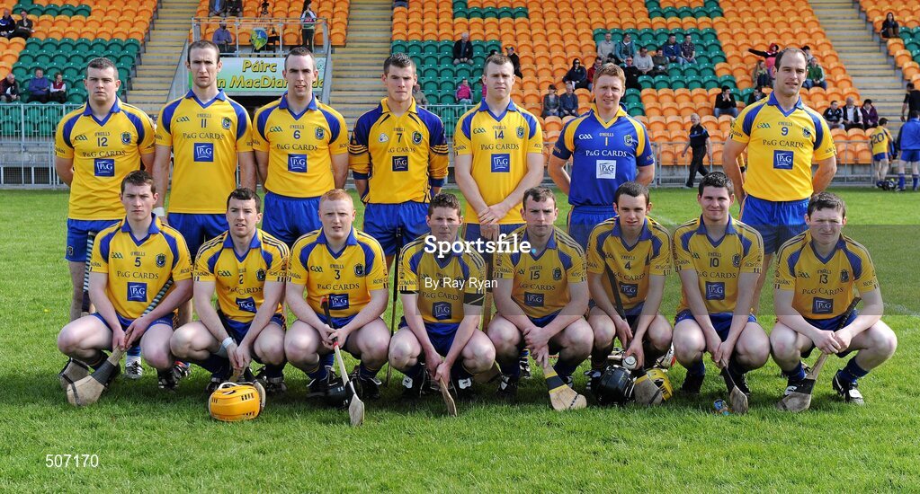 17 April 2011; The Roscommon team. Allianz GAA Hurling Division 3B Final, Mayo v Roscommon, Carrick-on-Shannon, Leitrim. Picture credit: Ray Ryan / SPORTSFILE