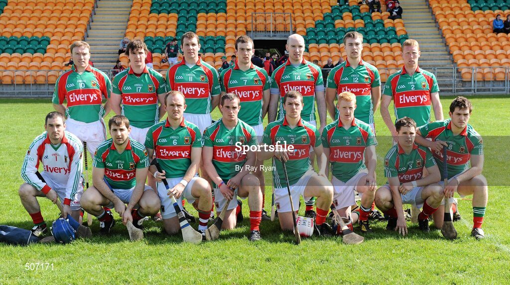 17 April 2011; The Mayo team. Allianz GAA Hurling Division 3B Final, Mayo v Roscommon, Carrick-on-Shannon, Leitrim. Picture credit: Ray Ryan / SPORTSFILE
