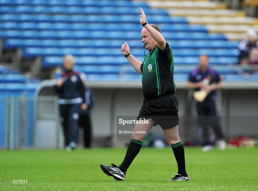 17 April 2011; Mike O'Kelly, referee. Irish Daily Star Camogie League, Division 1, Final, Galway v Wexford, Semple Stadium, Thurles, Co. Tipperary. Picture credit: Brian Lawless / SPORTSFILE