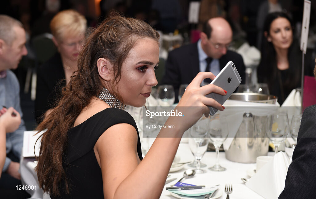 30 November 2016; Attendees ahead of the Irish Life Health National Athletics Awards 2016 at the Crowne Plaza Hotel in Santry, Dublin. Photo by Cody Glenn/Sportsfile