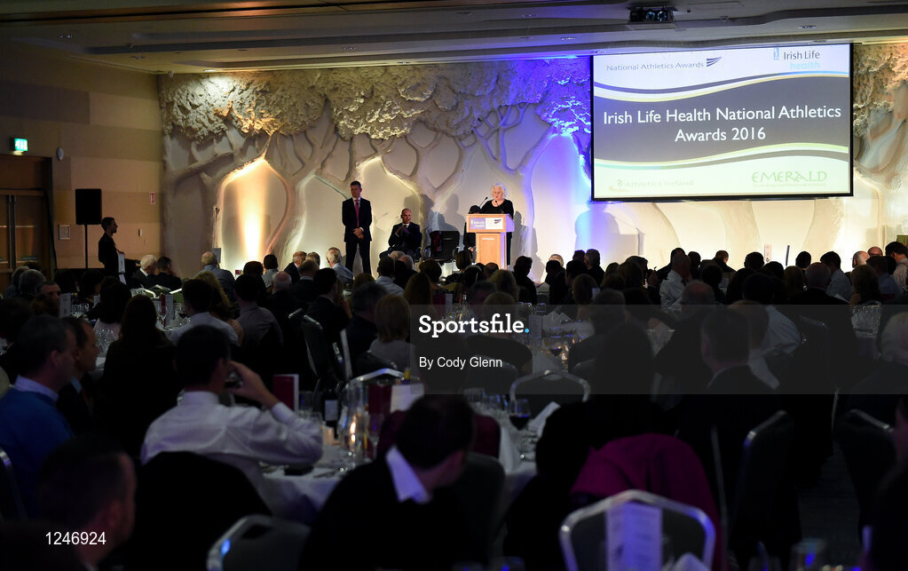 30 November 2016; The Irish Life Health National Athletics Awards 2016 at the Crowne Plaza Hotel in Santry, Dublin. Photo by Cody Glenn/Sportsfile
