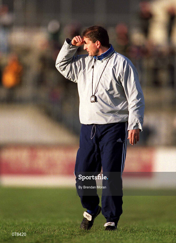 16 December 2001; Na Fianna manager Mick Galvin during the AIB Leinster Senior Club Football Championship Final match between Na Fianna and Rathnew at St Conleth's Park in Newbridge, Kildare. Photo by Brendan Moran/Sportsfile