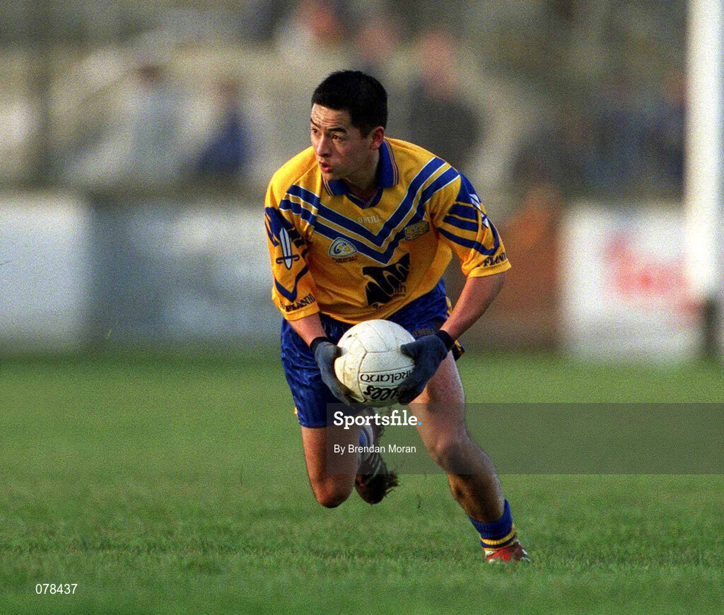 16 December 2001; Jason Sherlock of Na Fianna during the AIB Leinster Senior Club Football Championship Final match between Na Fianna and Rathnew at St Conleth's Park in Newbridge, Kildare. Photo by Brendan Moran/Sportsfile