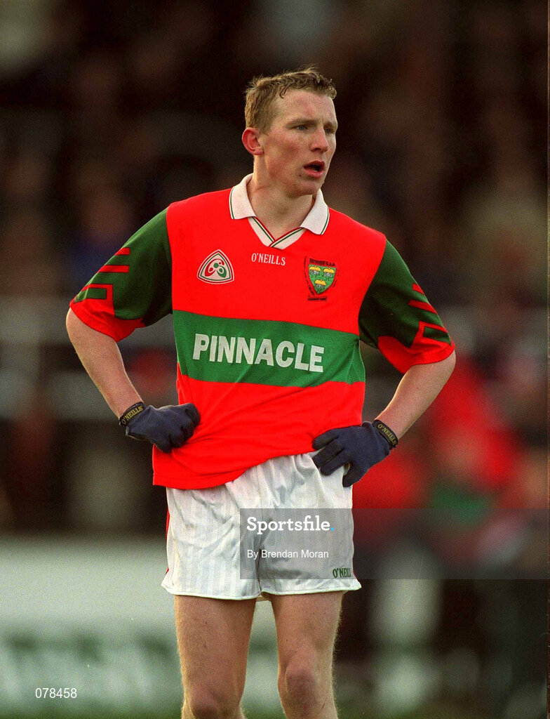 16 December 2001; Stephen Byrne of Rathnew during the AIB Leinster Senior Club Football Championship Final match between Na Fianna and Rathnew at St Conleth's Park in Newbridge, Kildare. Photo by Brendan Moran/Sportsfile