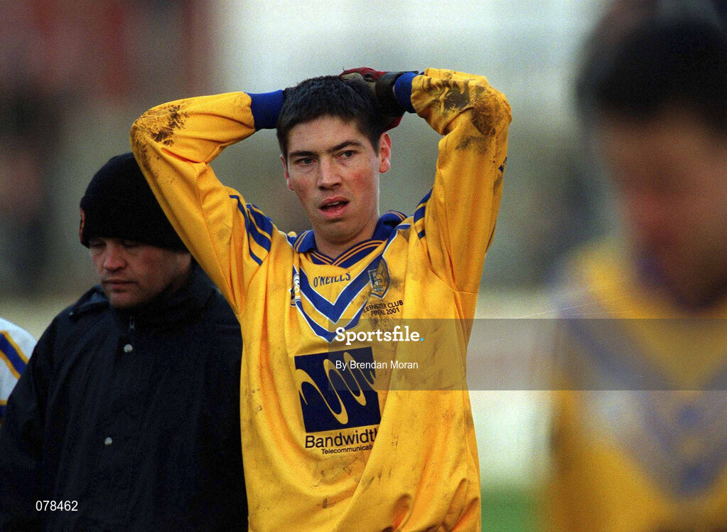 16 December 2001; Ian Foley of Na Fiann after the drawn AIB Leinster Senior Club Football Championship Final match between Na Fianna and Rathnew at St Conleth's Park in Newbridge, Kildare. Photo by Brendan Moran/Sportsfile
