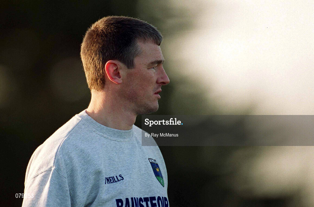 13 January 2002; Wicklow manager John O'Leary during the O'Byrne Cup Semi-Final match between Louth and Wicklow at O'Raghallaighs GAA Club in Drogheda, Louth. Photo by Ray McManus/Sportsfile