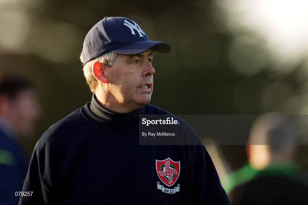 13 January 2002;  Louth manager Paddy Carr during the O'Byrne Cup Semi-Final match between Louth and Wicklow at O'Raghallaighs GAA Club in Drogheda, Louth. Photo by Ray McManus/Sportsfile