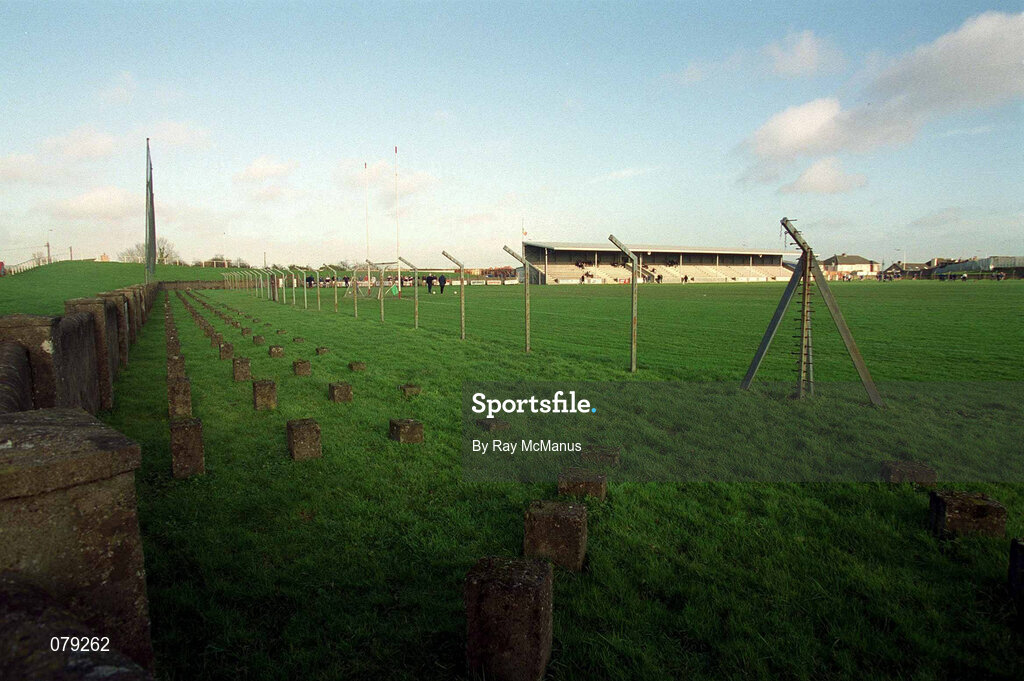 13 January 2002; A general view inside the stadium prior to the O'Byrne Cup Semi-Final match between Louth and Wicklow at O'Raghallaighs GAA Club in Drogheda, Louth. Photo by Ray McManus/Sportsfile