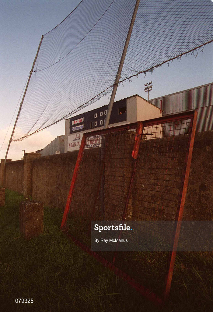 13 January 2002; The scoreboard is seen prior to the O'Byrne Cup Semi-Final match between Louth and Wicklow at O'Raghallaighs GAA Club in Drogheda, Louth. Photo by Ray McManus/Sportsfile