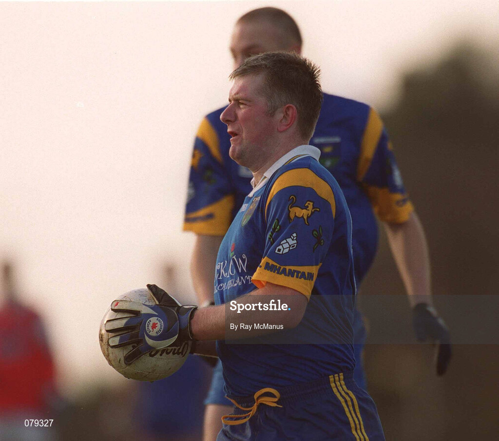 13 January 2002; Shane O'Neill of Wicklow during the O'Byrne Cup Semi-Final match between Louth and Wicklow at O'Raghallaighs GAA Club in Drogheda, Louth. Photo by Ray McManus/Sportsfile