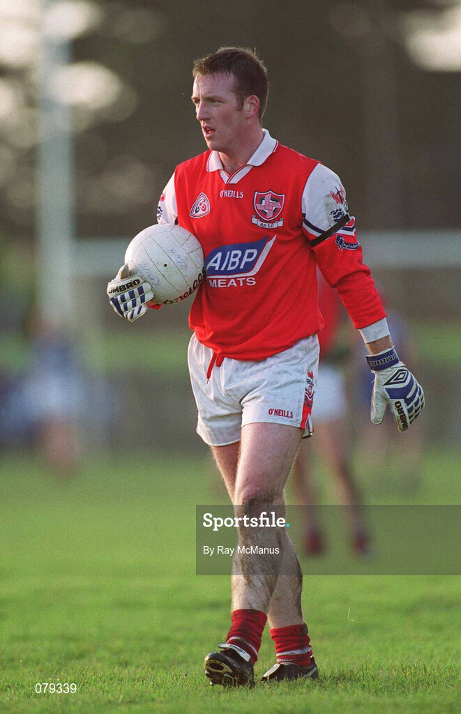 13 January 2002; Mark Stanfield of Louth during the O'Byrne Cup Semi-Final match between Louth and Wicklow at O'Raghallaighs GAA Club in Drogheda, Louth. Photo by Ray McManus/Sportsfile