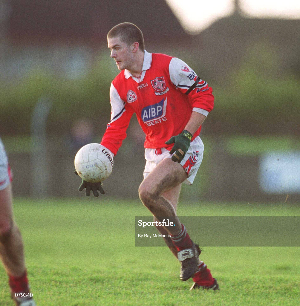 13 January 2002; John Neary of Louth during the O'Byrne Cup Semi-Final match between Louth and Wicklow at O'Raghallaighs GAA Club in Drogheda, Louth. Photo by Ray McManus/Sportsfile