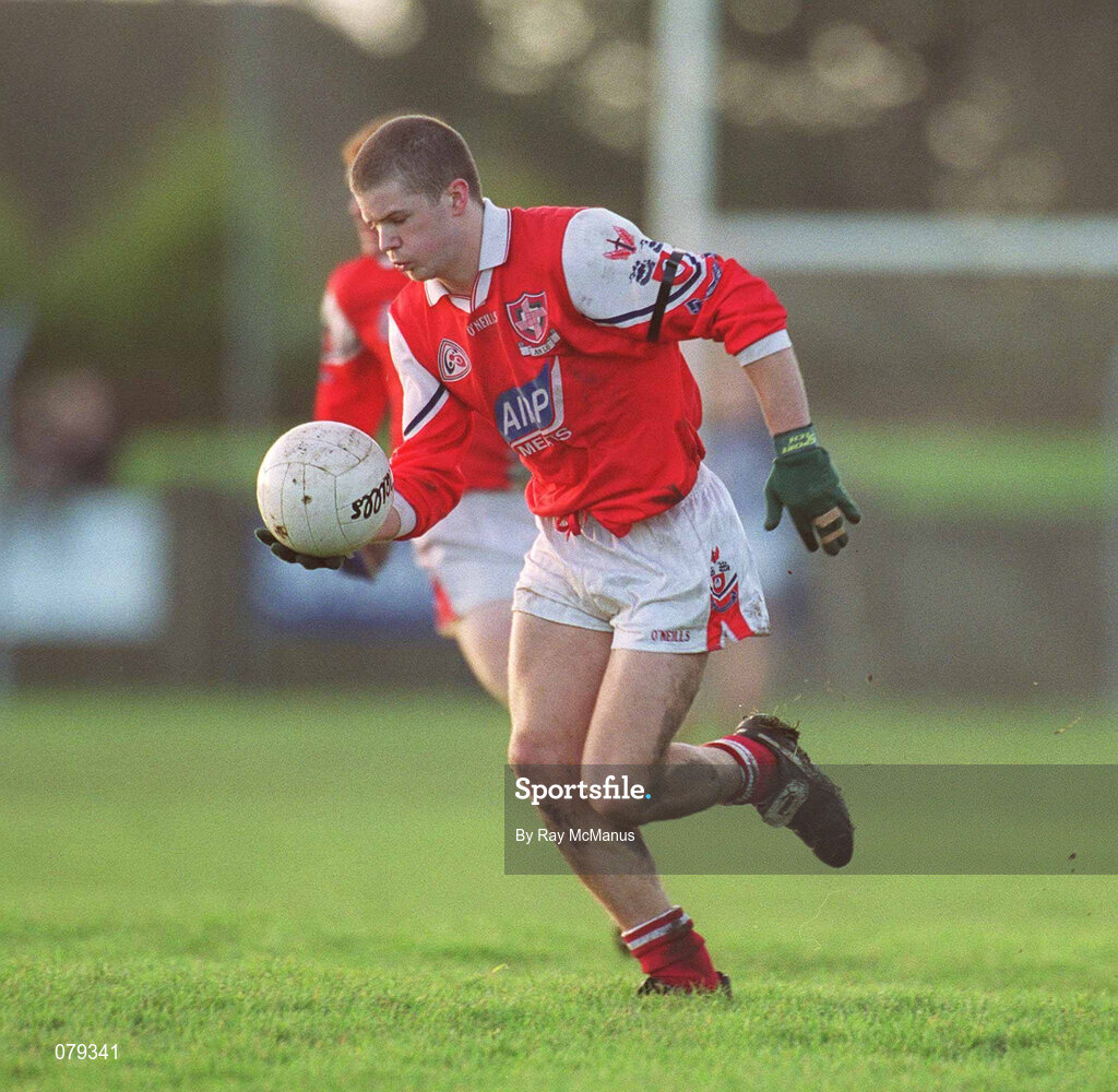 13 January 2002; John Neary of Louth during the O'Byrne Cup Semi-Final match between Louth and Wicklow at O'Raghallaighs GAA Club in Drogheda, Louth. Photo by Ray McManus/Sportsfile
