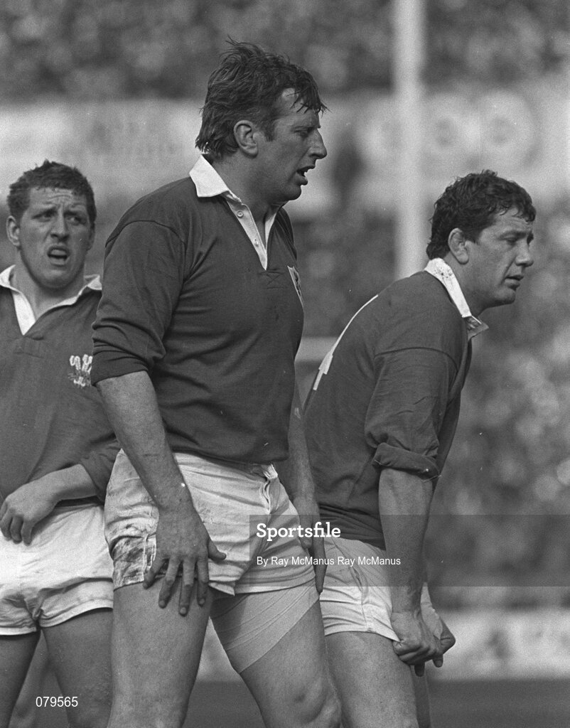 5 March 1983; Moss Keane of Ireland during the Five Nations Championship match between Wales and Ireland at the Cardiff Arms Park in Cardiff, Wales. Photo by Ray McManus/Sportsfile